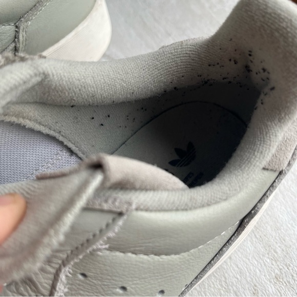 Adidas EE6045 Ash Silver Leather Supercourt Sneakers Women’s Size 8.5 - Picture 8 of 11